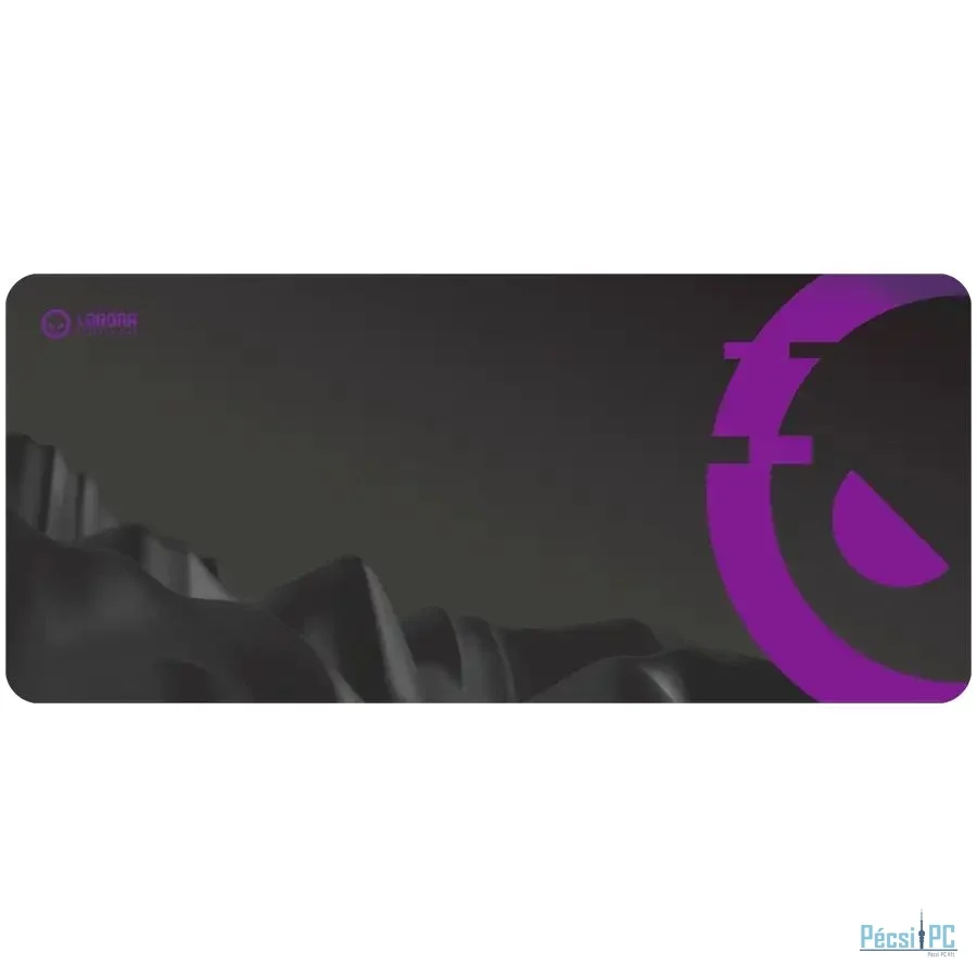 LORGAR MPA15XL Egérpad Black/Purple