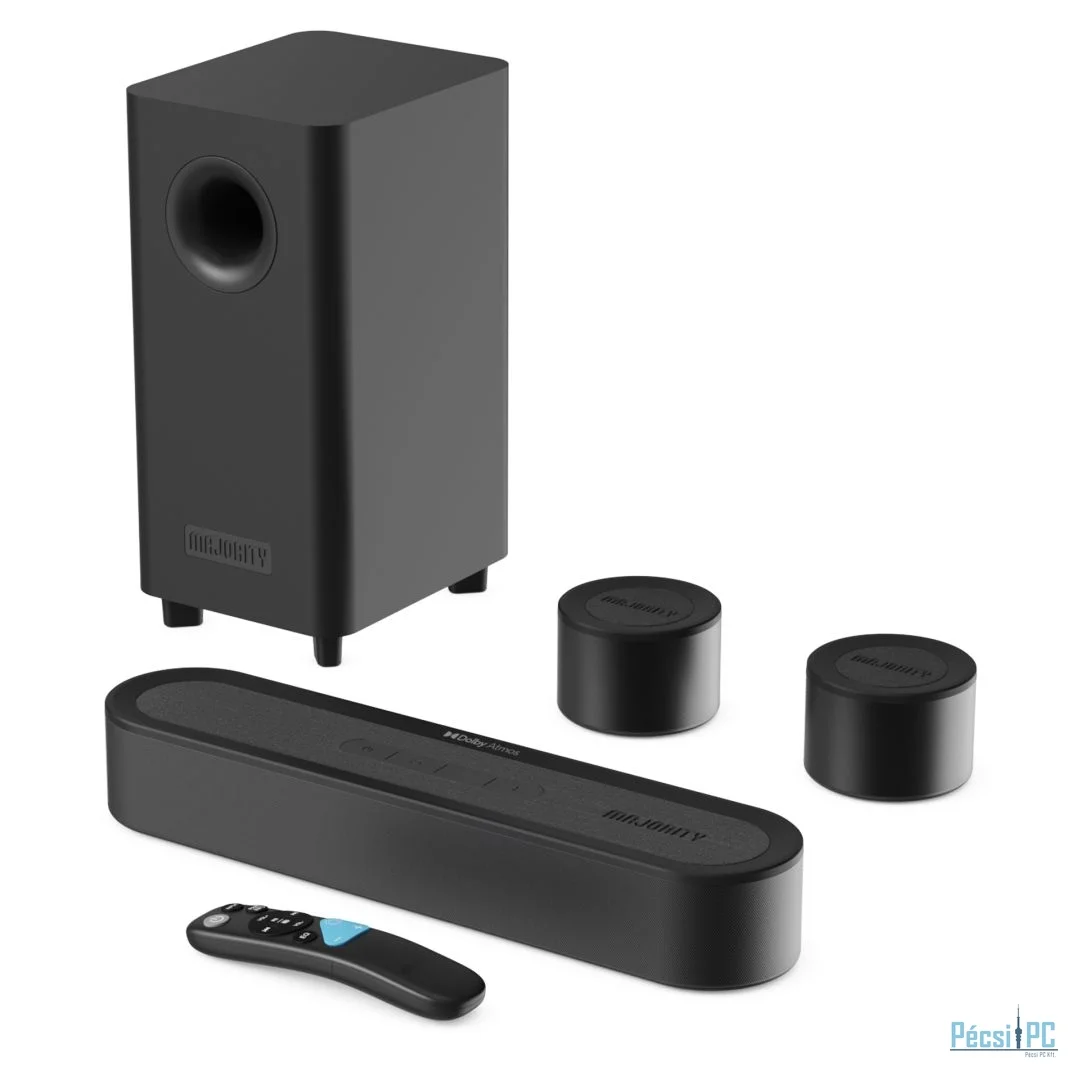 Majority Bowfell Halo Atmos 5.1 Bluetooth Speaker Black