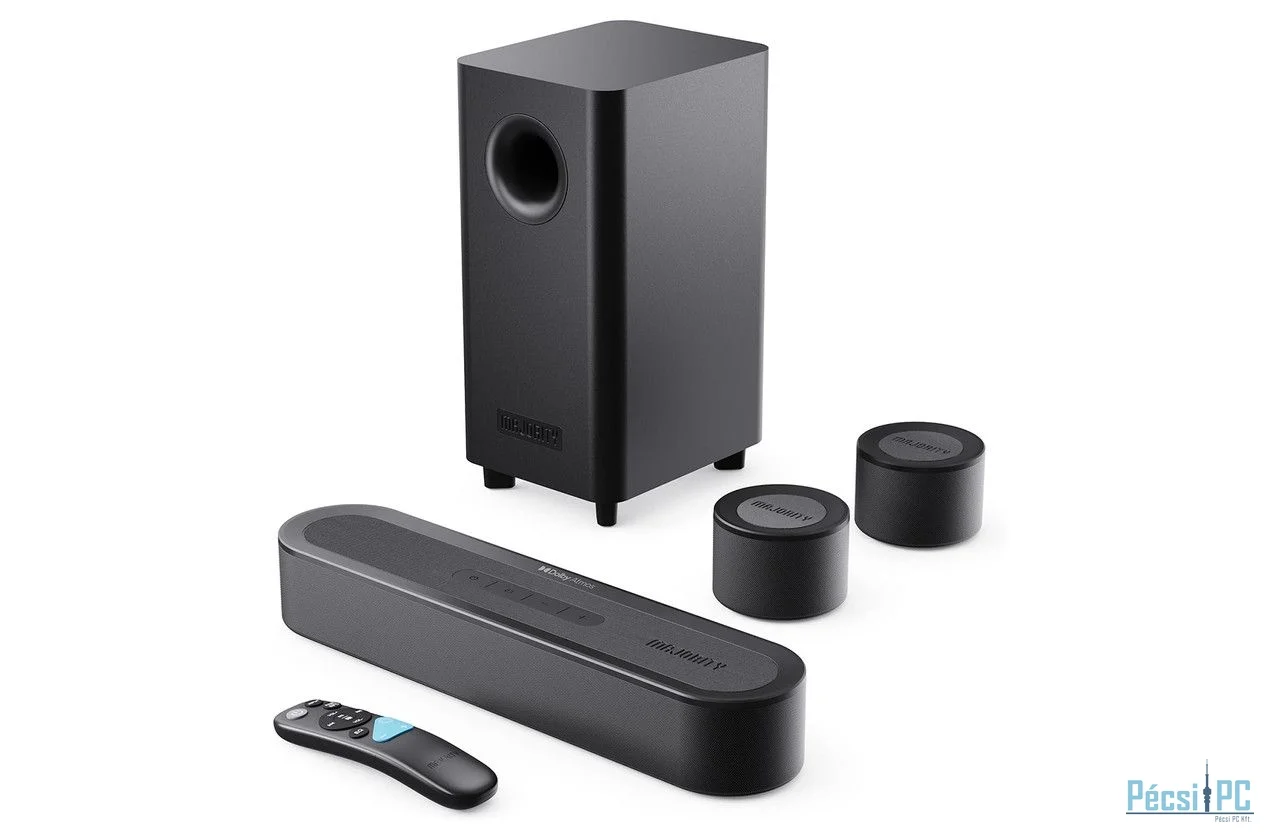 Majority Bowfell Halo Atmos 5.1 Bluetooth Speaker Black
