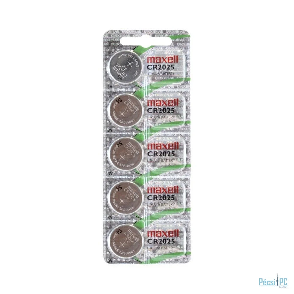 Maxell CR2025 Lítium Gombelem 1db/csomag