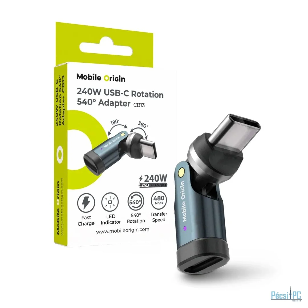Mobile Origin 240W USB-C Rotation 540° Adapter CB13