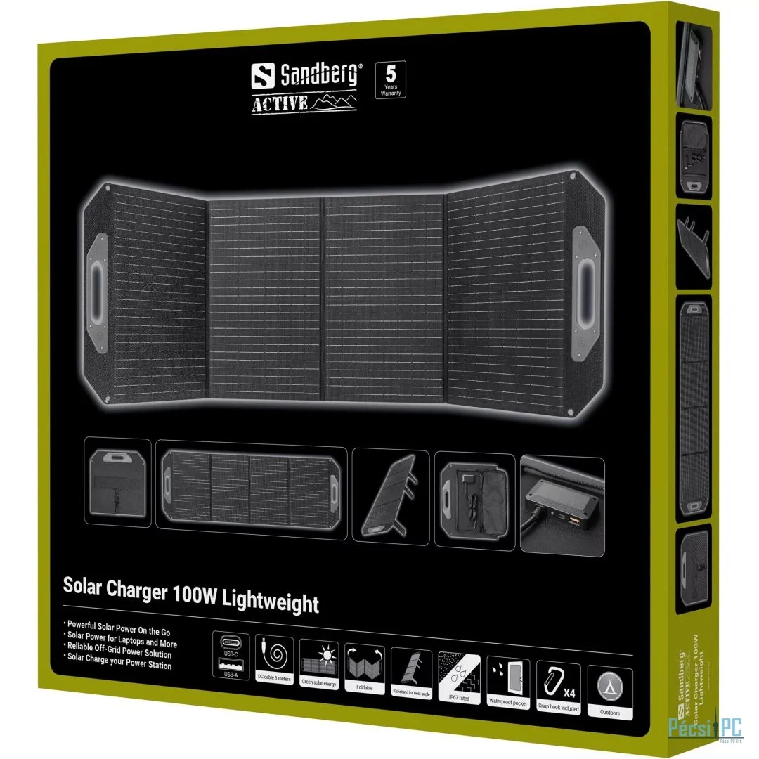 Sandberg Solar Charger 100W Lightweight