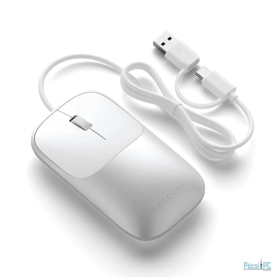 Satechi Slim LX Wired Mouse Silver
