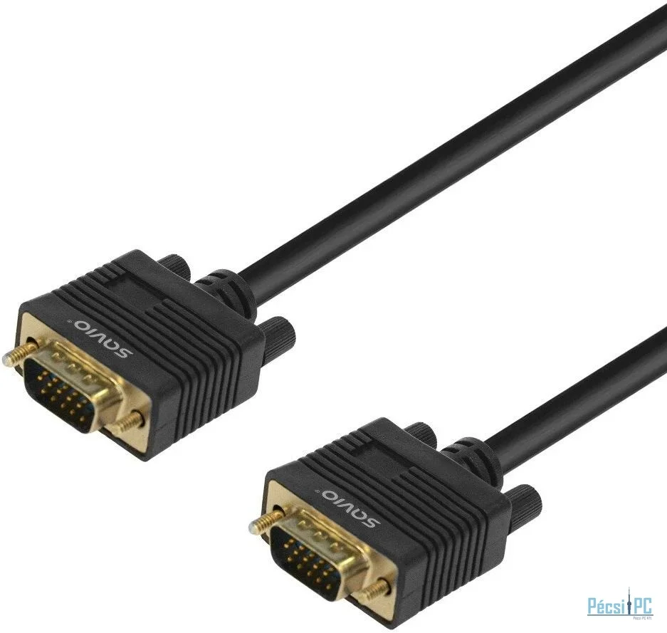 Savio CL-202 VGA to VGA Cable 1,8m Black