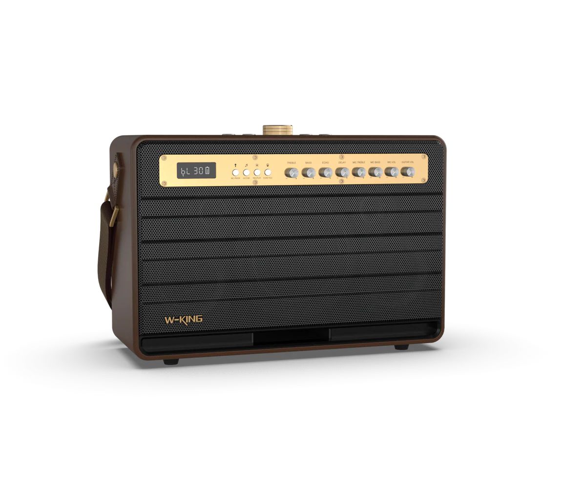W-King K6L Bluetooth Speaker Brown