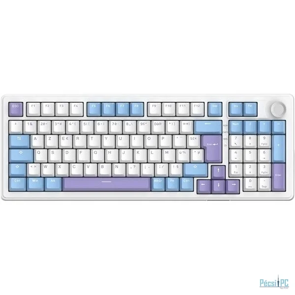 The G-Lab Keyz Elite 400 WB Keyboard White/Blue US