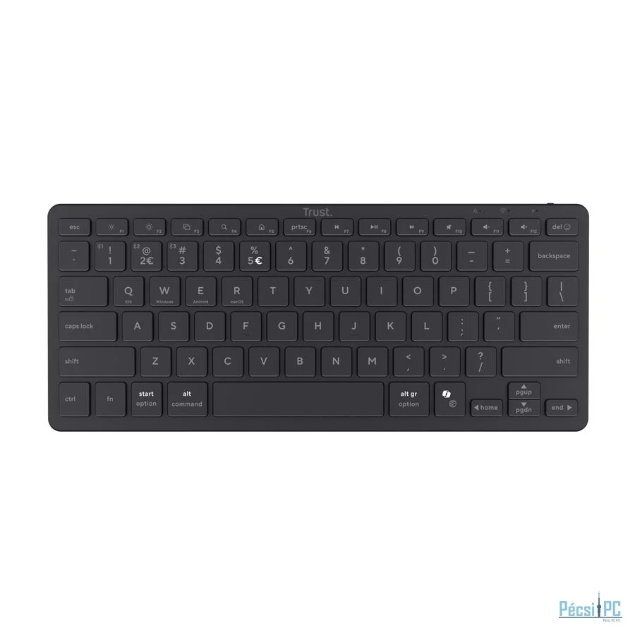 Trust Nado II Wireless Bluetooth Keyboard Black US