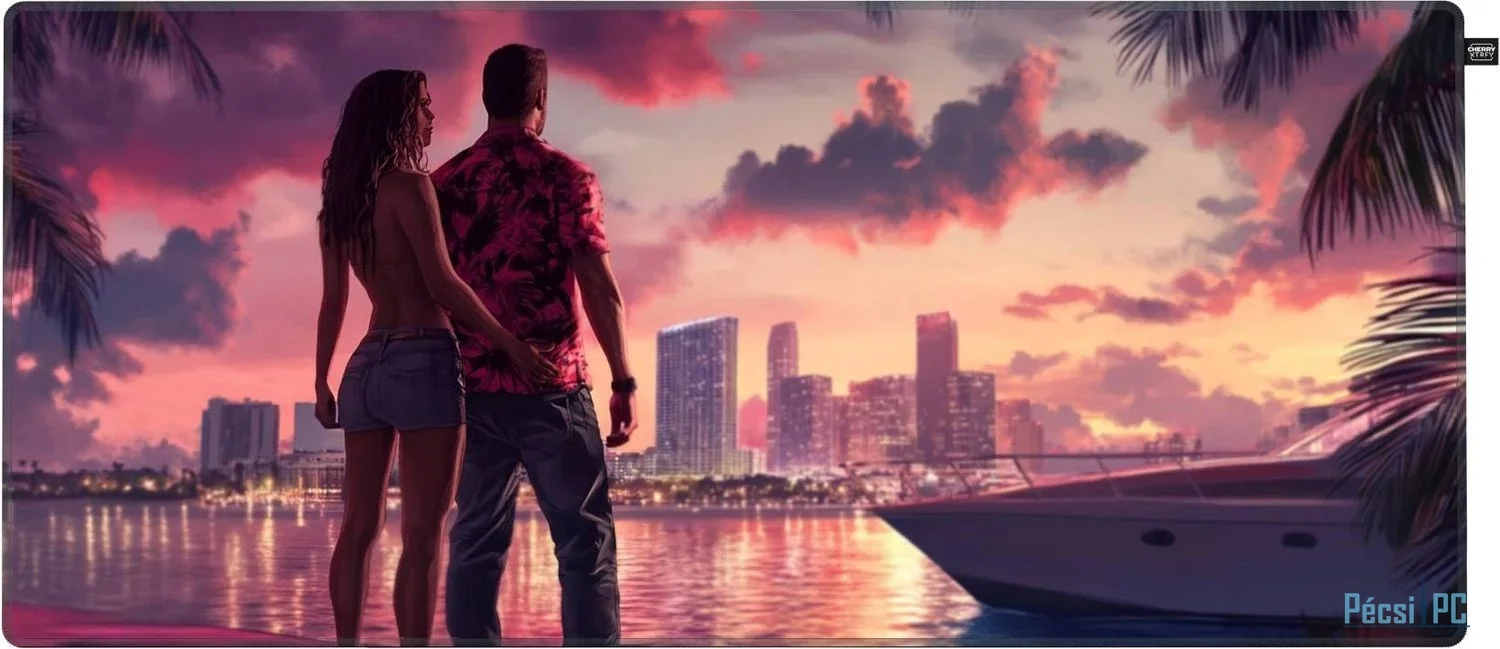 Xtrfy GP5 Miami Sunset XL Gaming Egérpad