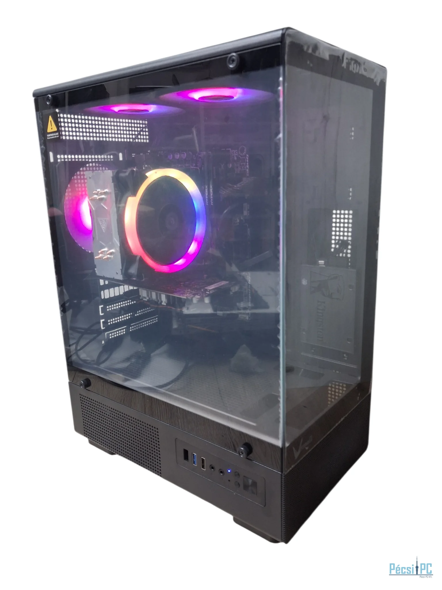 Intel i3-8300 + RX 550 2GB ATX PC