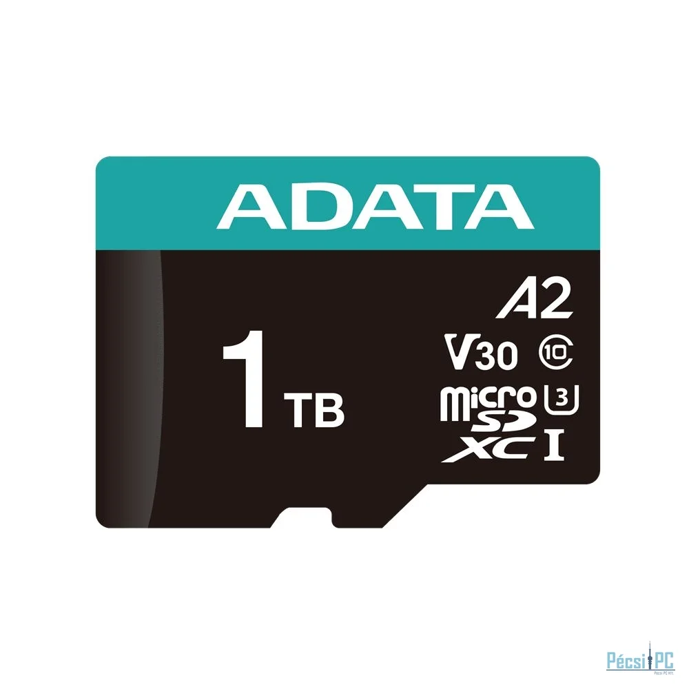 A-Data 1TB microSDXC Premier Pro Class 10 UHS-I U3 A2 V30 + adapterrel