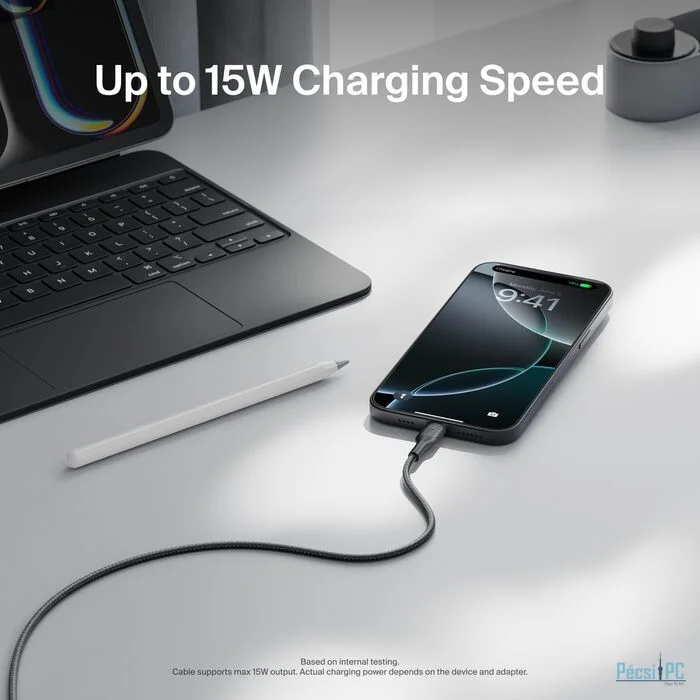Belkin Braided USB-A to USB-C Cable 15W 2m Black