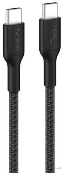 Belkin USB-C/USB-C 60W charging data cable 2m Black
