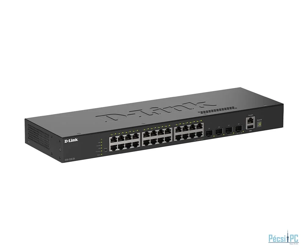 D-Link DGS-1530-28P/E 24-Port Gigabit Stackable Smart Managed Switch