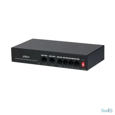 Dahua PFS3006-4ET-36 6-Port Fast Ethernet Switch with 4-Port PoE