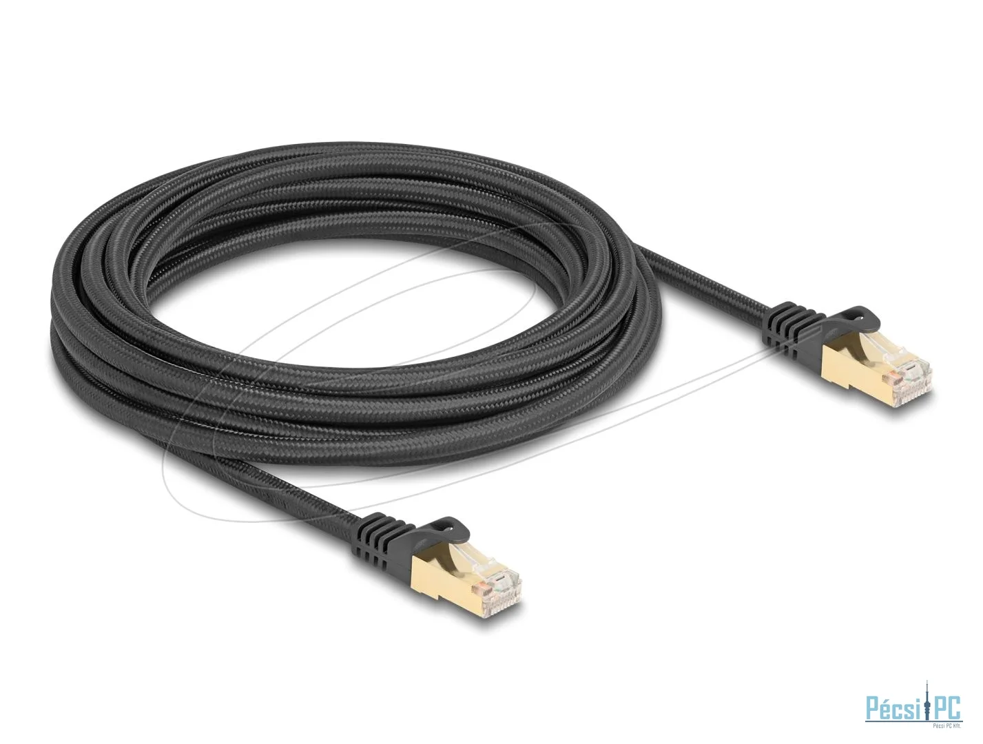 DeLock CAT6A S-FTP Patch Cable 5m Black