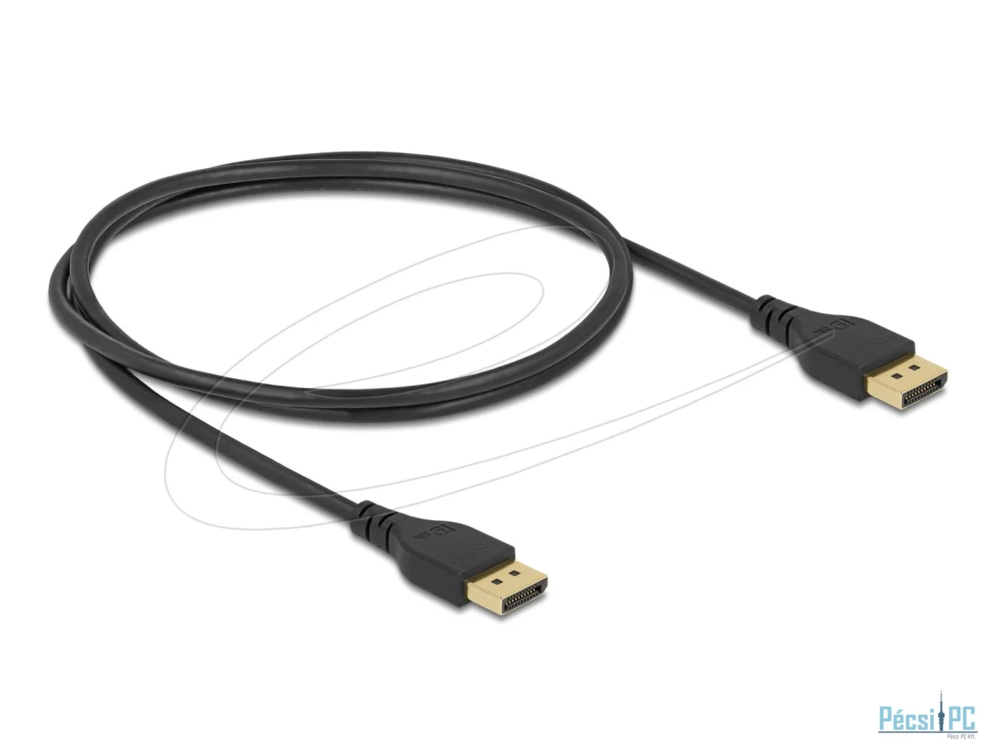 DeLock DisplayPort to DisplayPort 8K 60Hz cable 1m Black