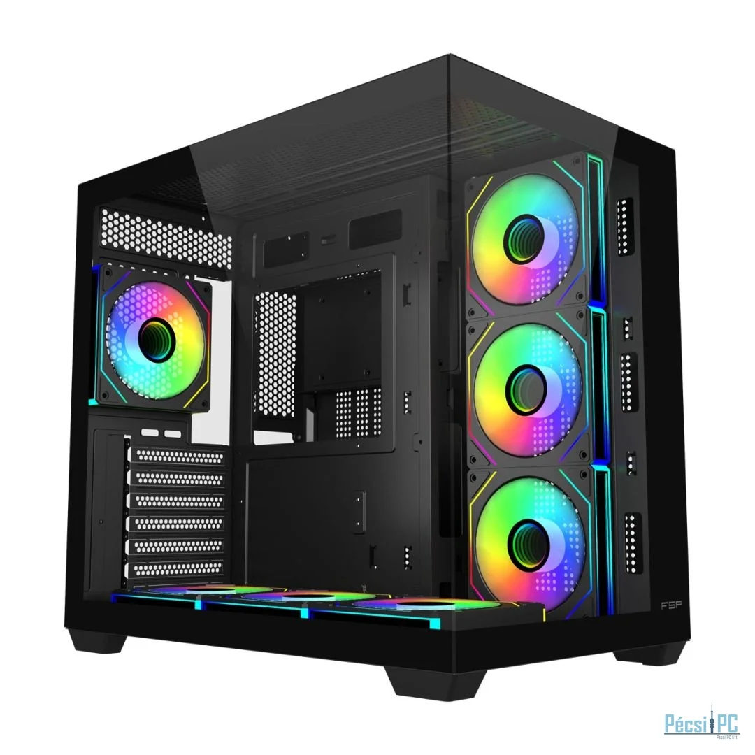 FSP M341 ARGB Tempered Glass Black