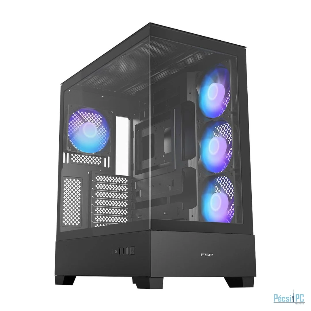 FSP M370 ARGB Tempered Glass Black