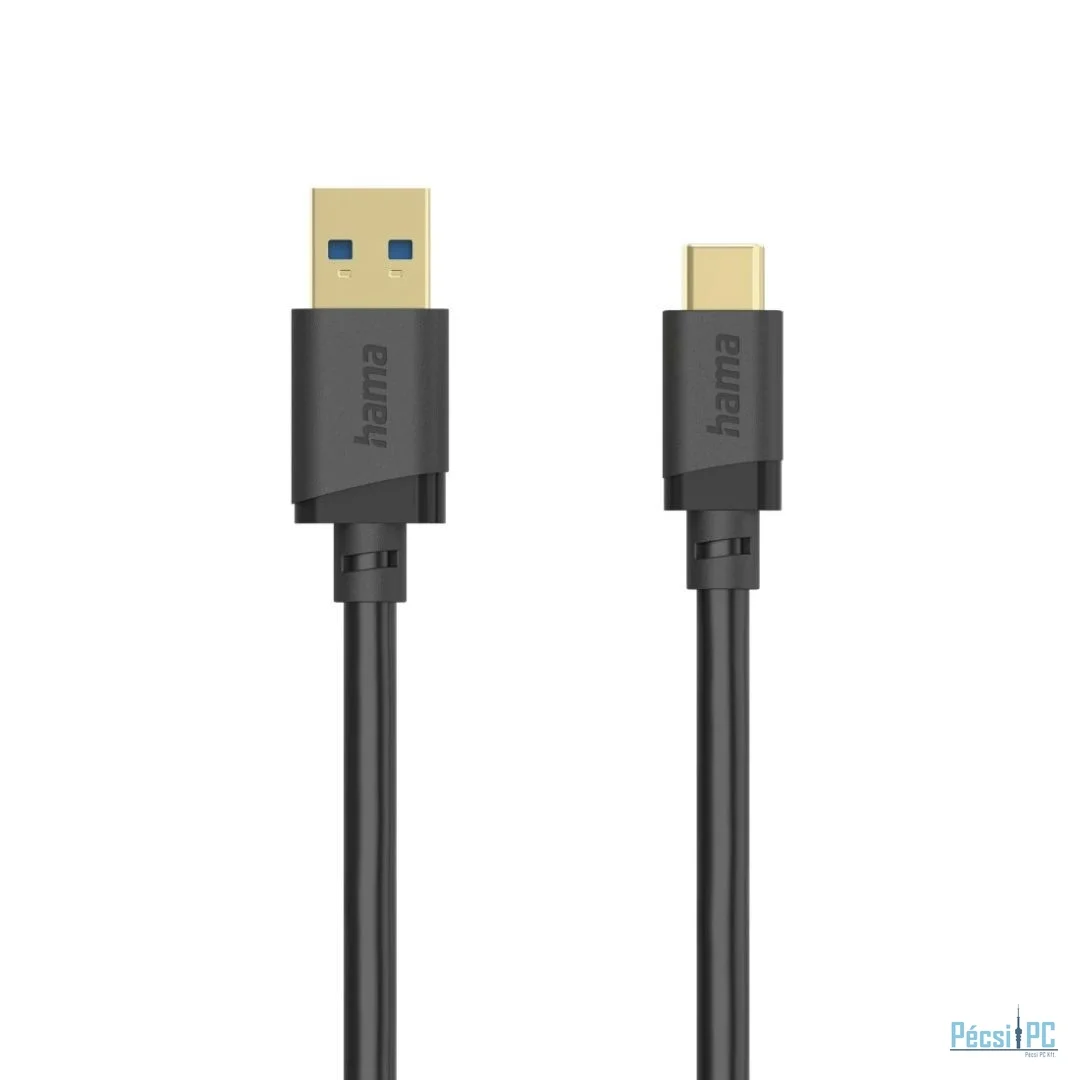Hama USB-A to USB-C USB3.2 Gen 1 Cable 1,5m Black