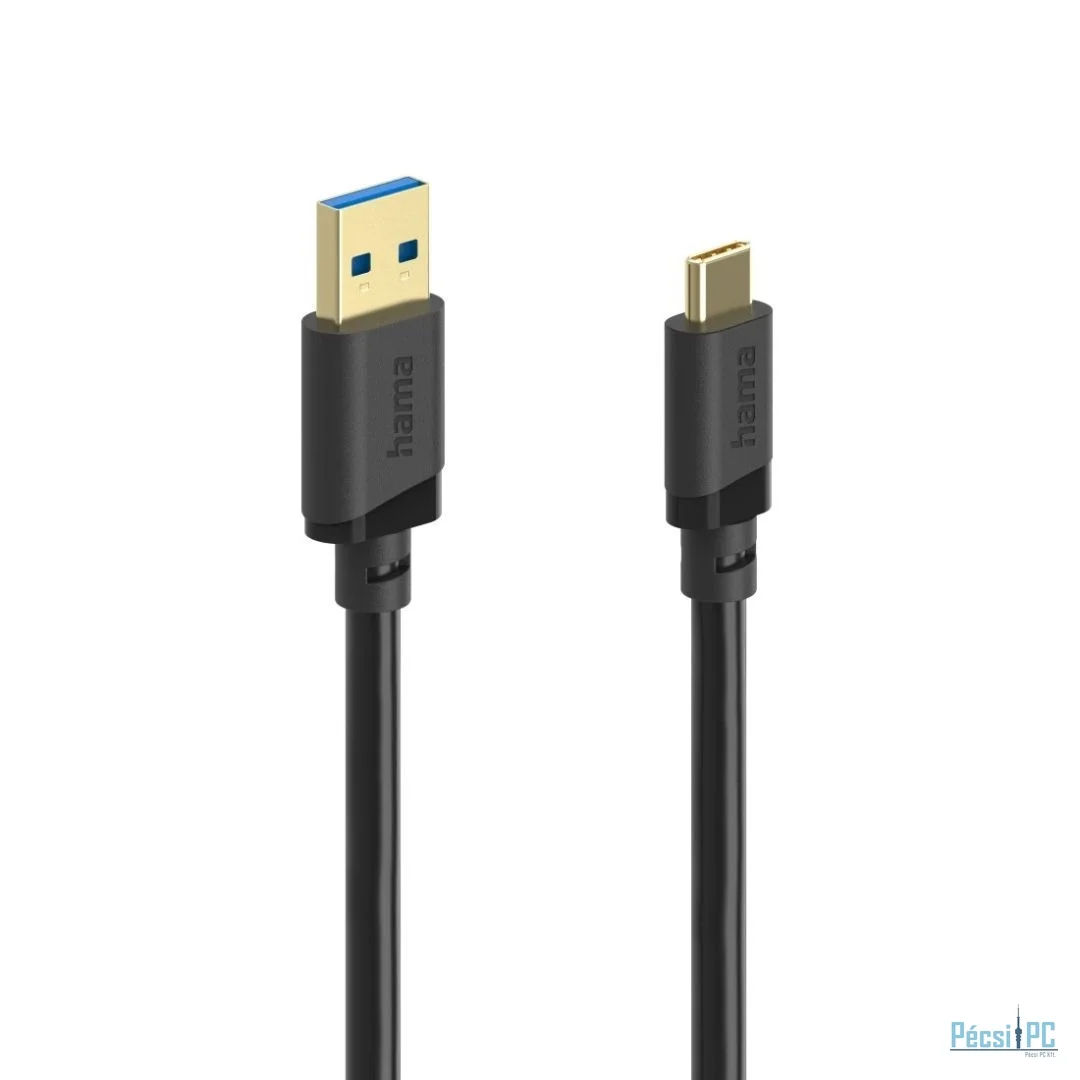 Hama USB-A to USB-C USB3.2 Gen 1 Cable 1,5m Black