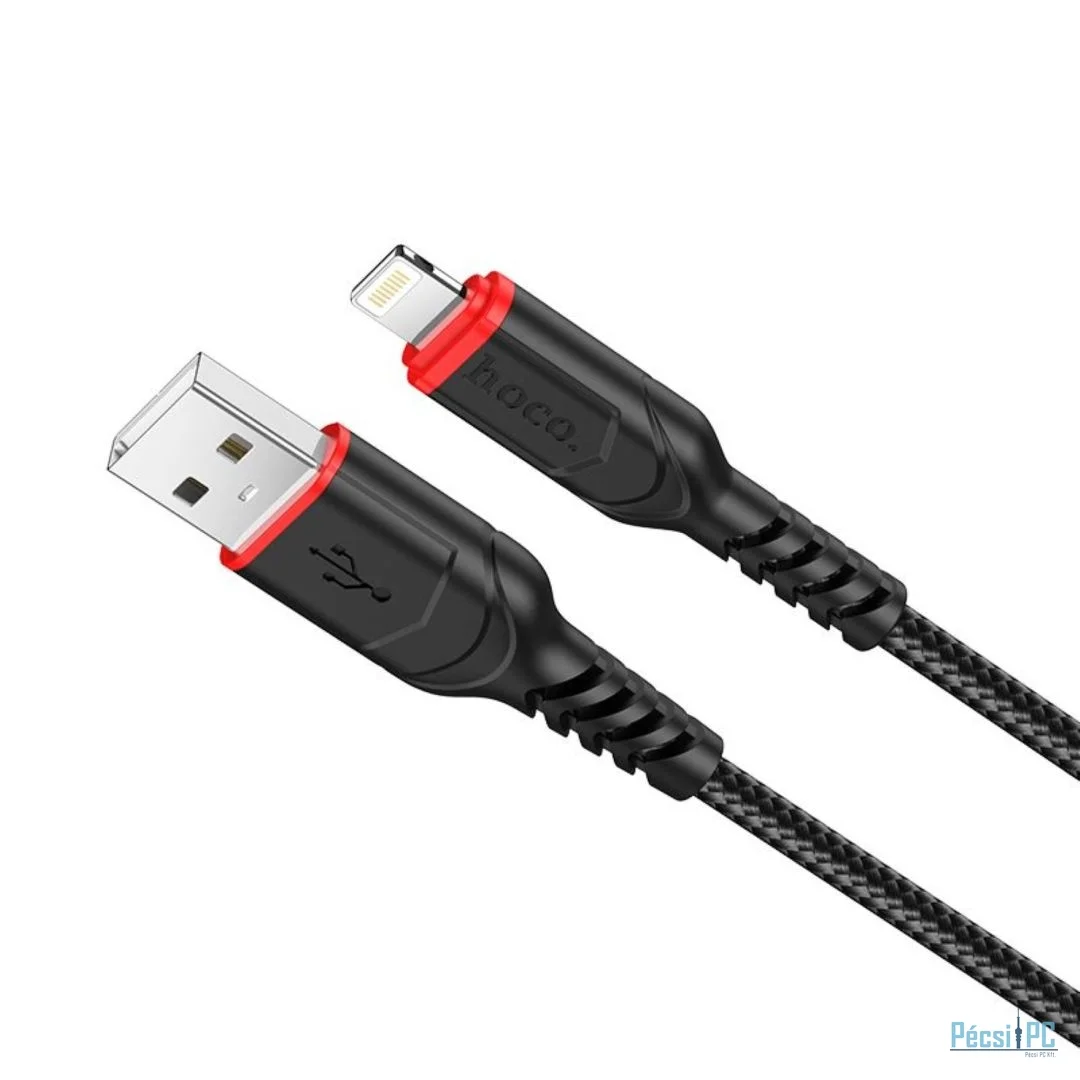 Hoco USB-A to Lightning cable 3m Black