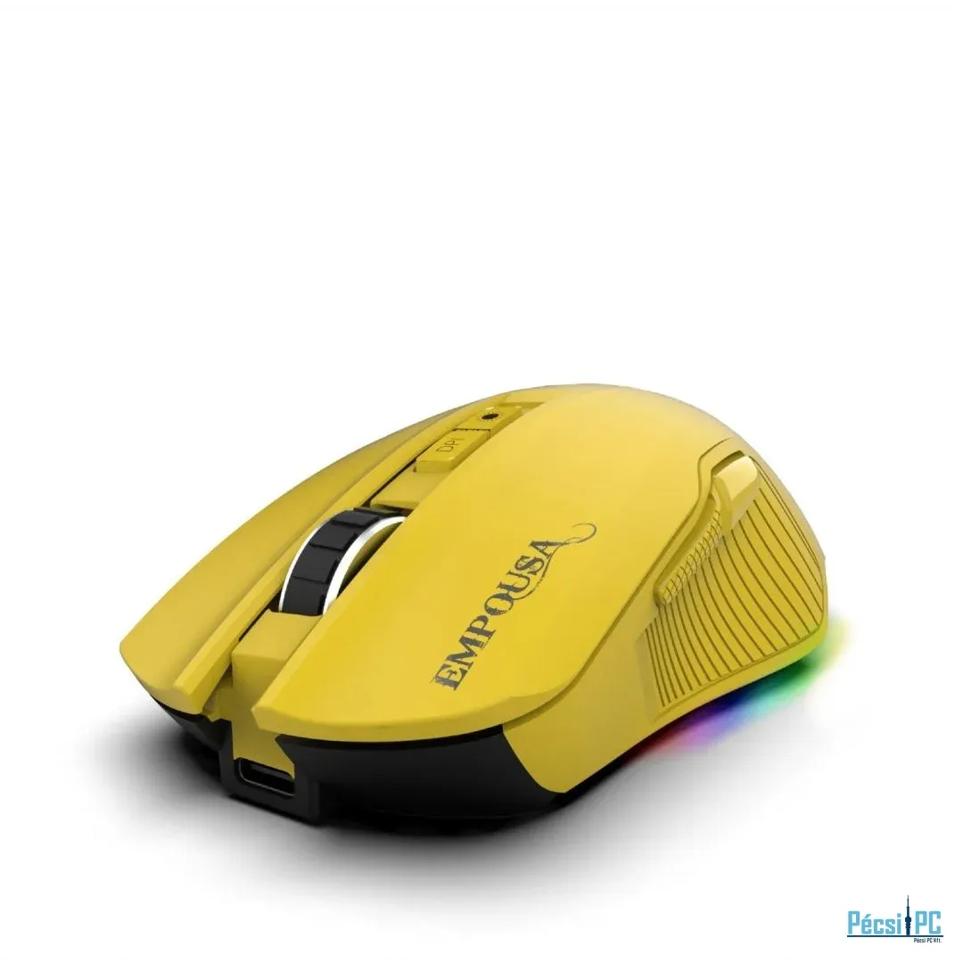 INCA IMG-328MX RGB Wireless Bluetooth Gaming Mouse Yellow