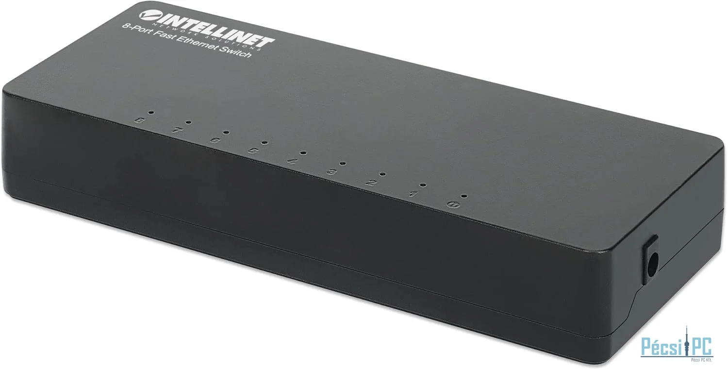 Intellinet 8-Port Switch Black