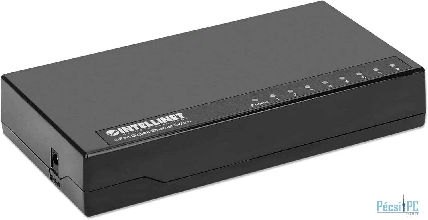 Intellinet 8-Port Switch Black
