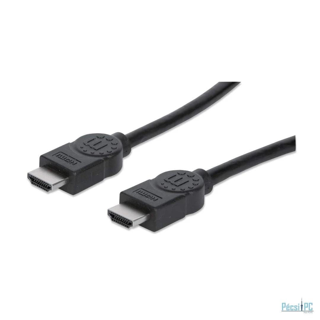 Manhattan 4K@30Hz High Speed HDMI Cable with Ethernet 1m Black