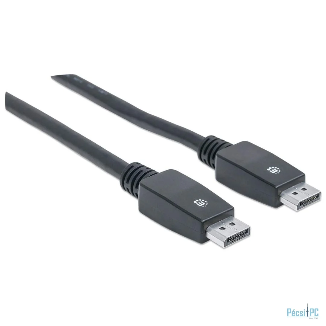Manhattan 4K@60Hz DisplayPort 1.2 male/male Cable 10m Black