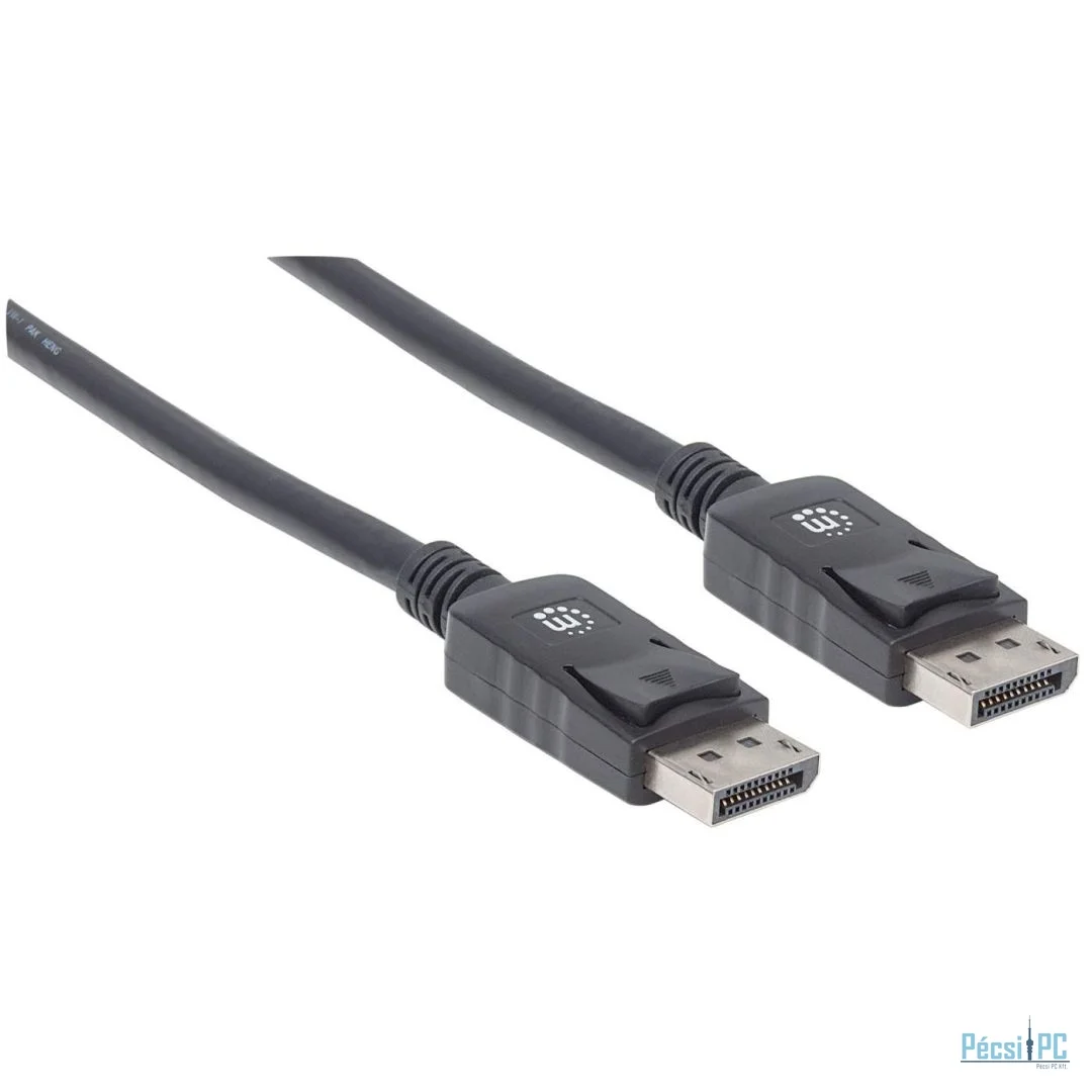 Manhattan 4K@60Hz DisplayPort 1.2 male/male Cable 2m Black