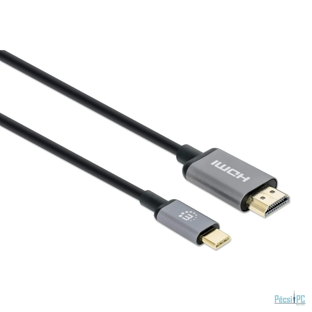 Manhattan 4K@60Hz USB-C to HDMI Adapter Cable 1m Black