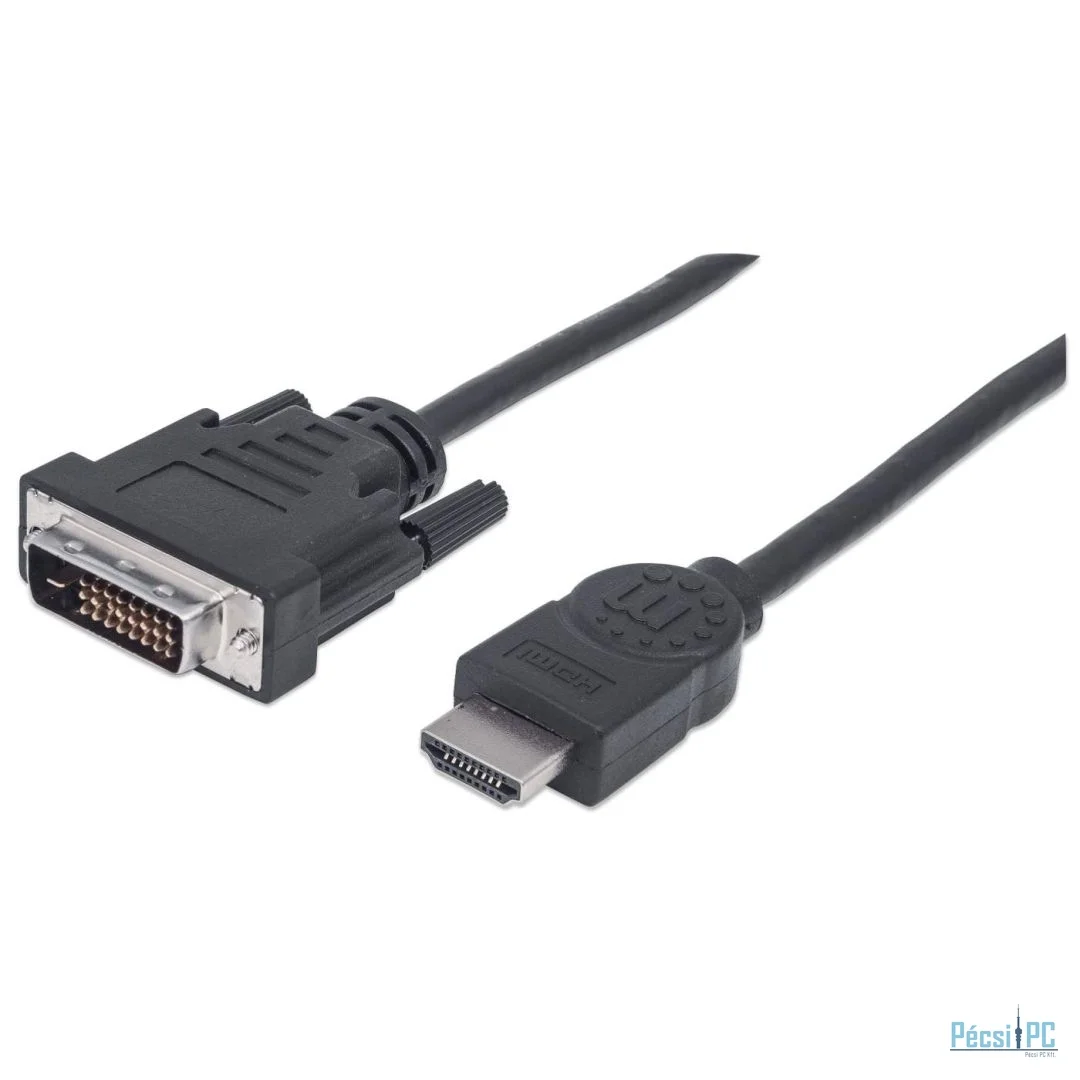 Manhattan HDMI to DVI-D Cable 1m Black