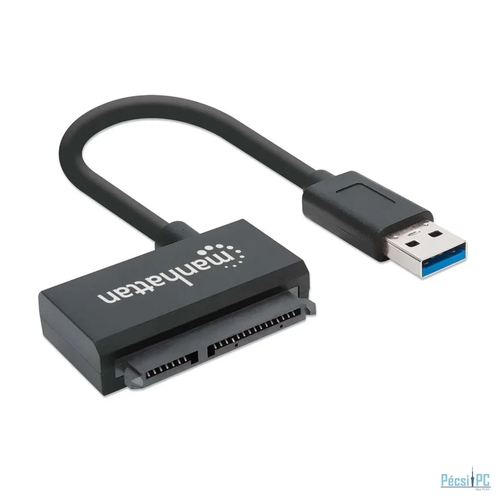Manhattan SuperSpeed USB 3.0 to SATA Adapter Black