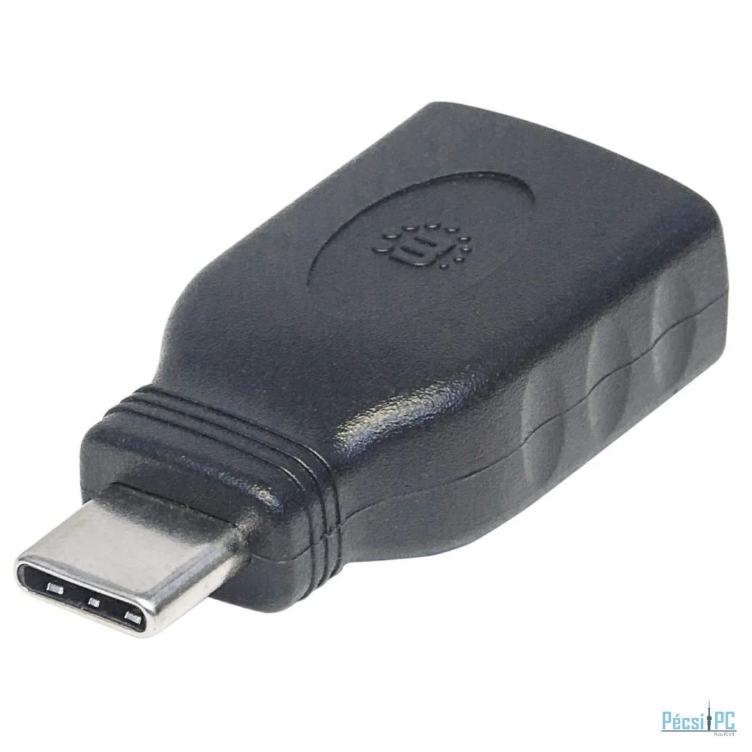 Manhattan USB-C to USB-A Adapter Black