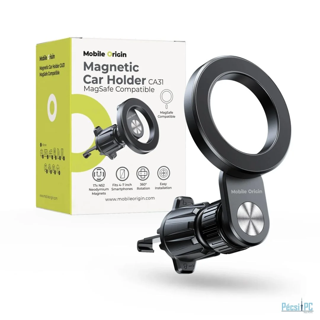 Mobile Origin CA31 Magnetic Car Holder Magsafe Compatible Black