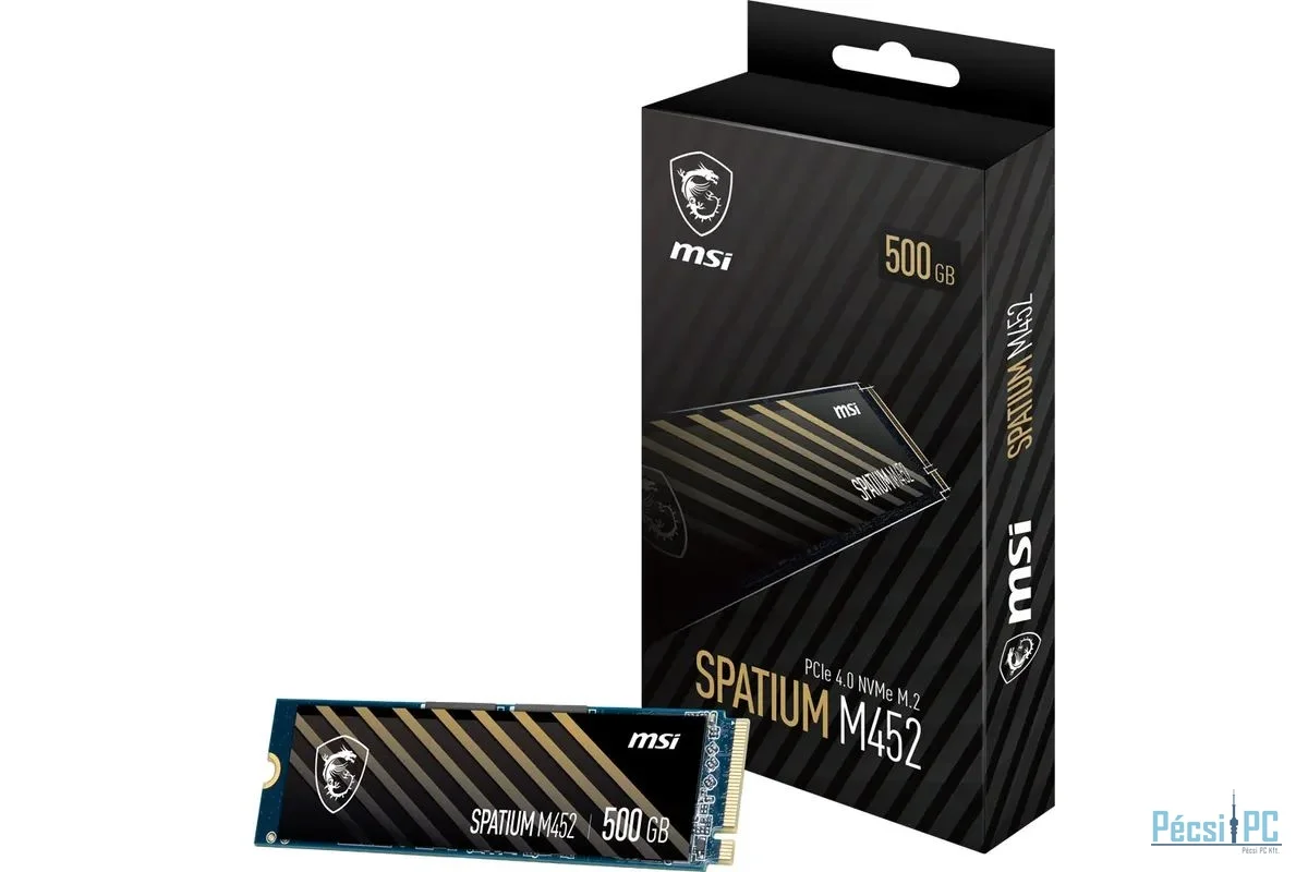 Msi 500GB M.2 2280 NVMe Spatium M452