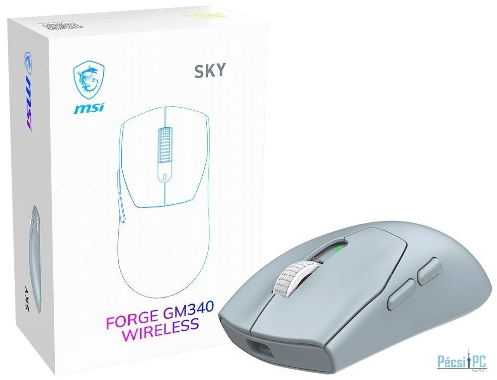 Msi Forge GM340 Gaming Wireless Bluetooth Mouse Sky