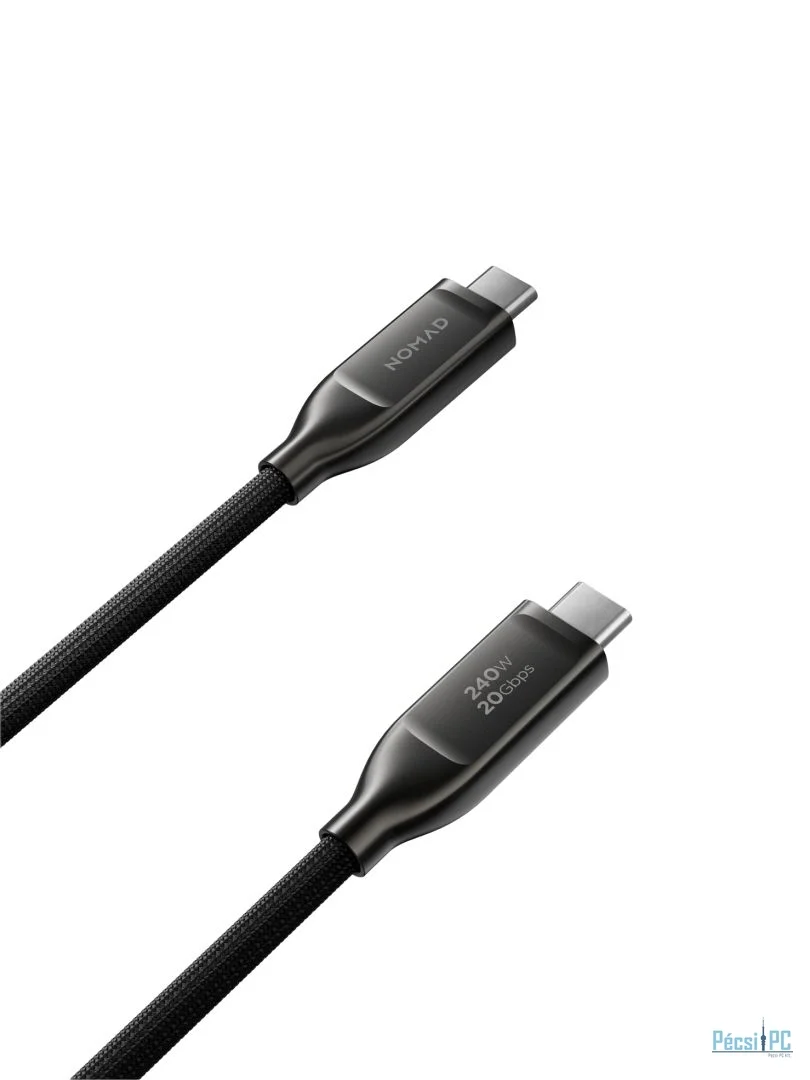 Nomad USB4 Kevlar cable USB-C to USB-C 0,3m Black