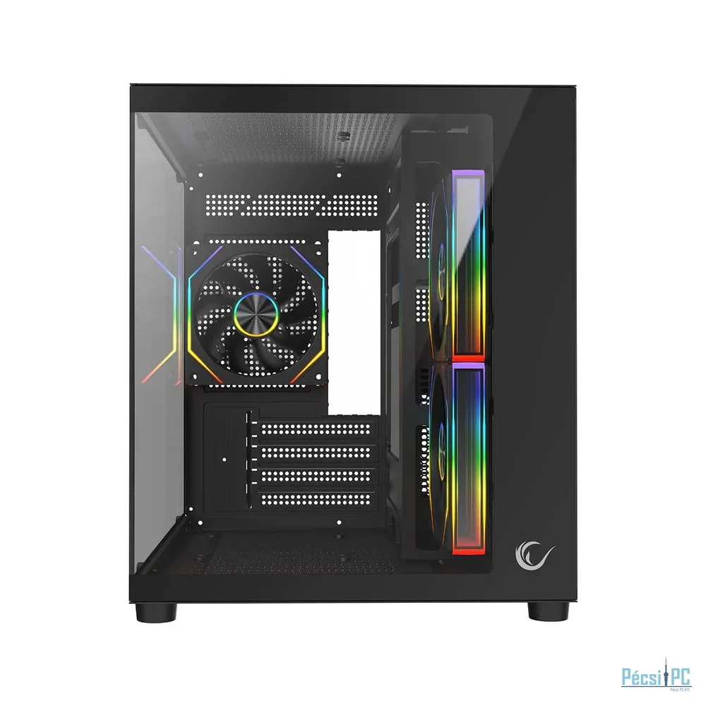 Rampage Lumid Tempered Glass Black