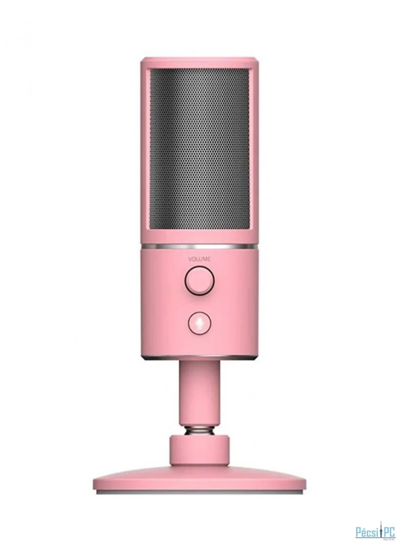 Razer Seiren X microphone Quartz Pink