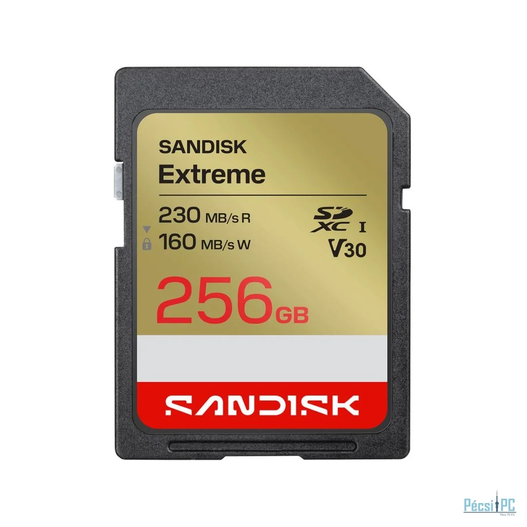 Sandisk 256GB SDXC Extreme GO UHS-I U3 V30