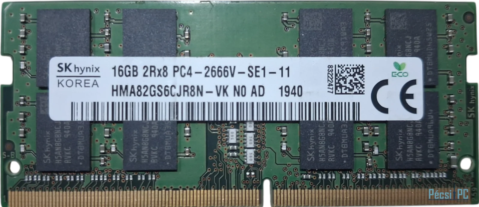 SK Hynix 16GB DDR4 2666MHz SO-DIMM / Notebook RAM