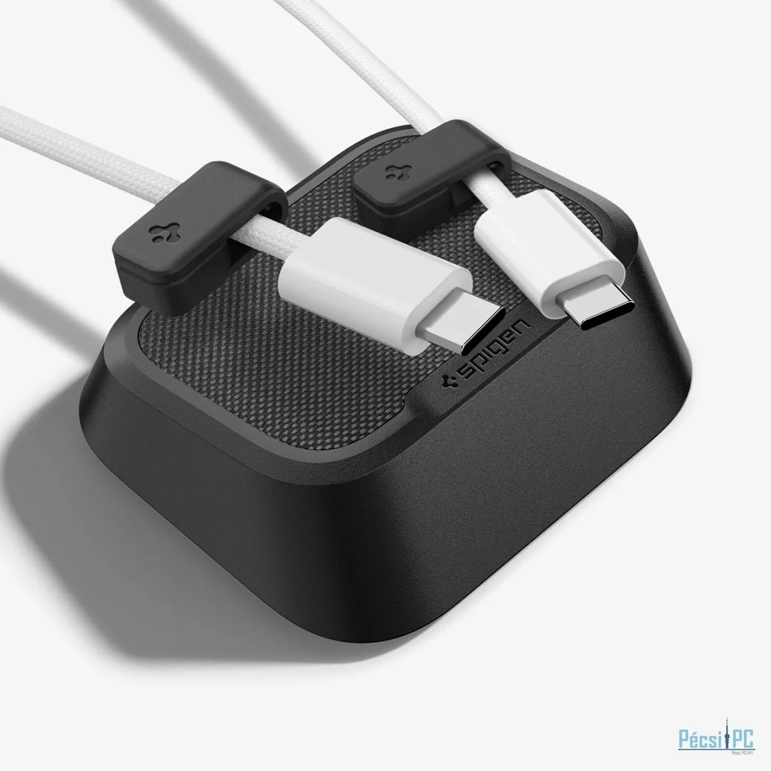 Spigen Magnetic Cable Holder Black