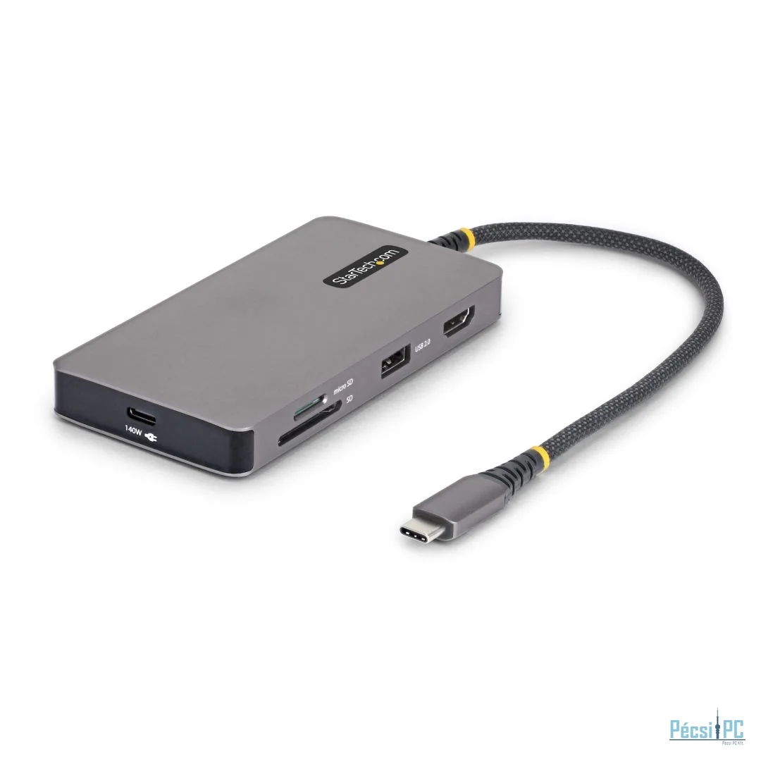 Startech 7-Port USB-C Multiport Adapter 4K 60Hz Gray