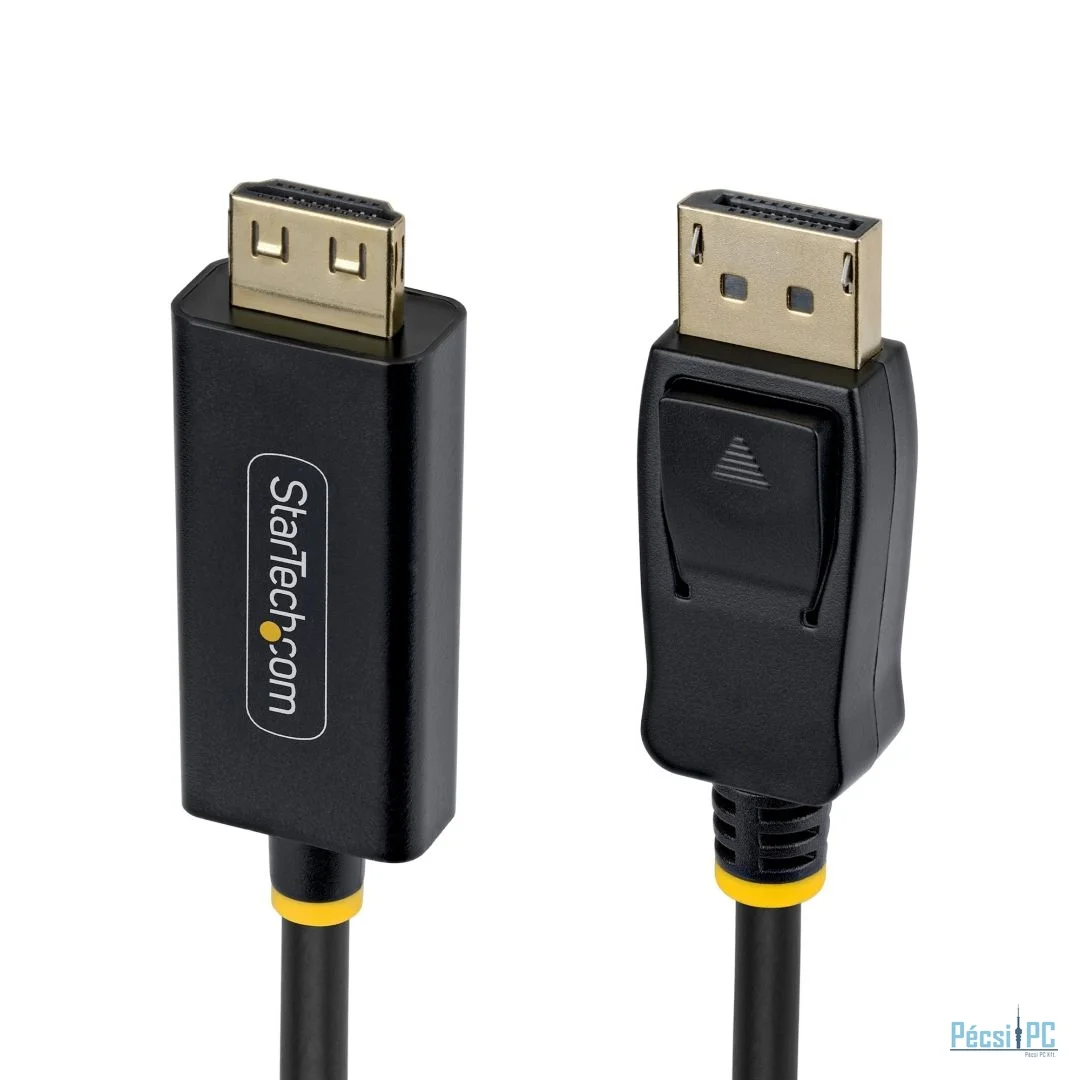 Startech DisplayPort to HDMI 4K 60Hz Adapter Cable with Gripping Connectors 2m Black