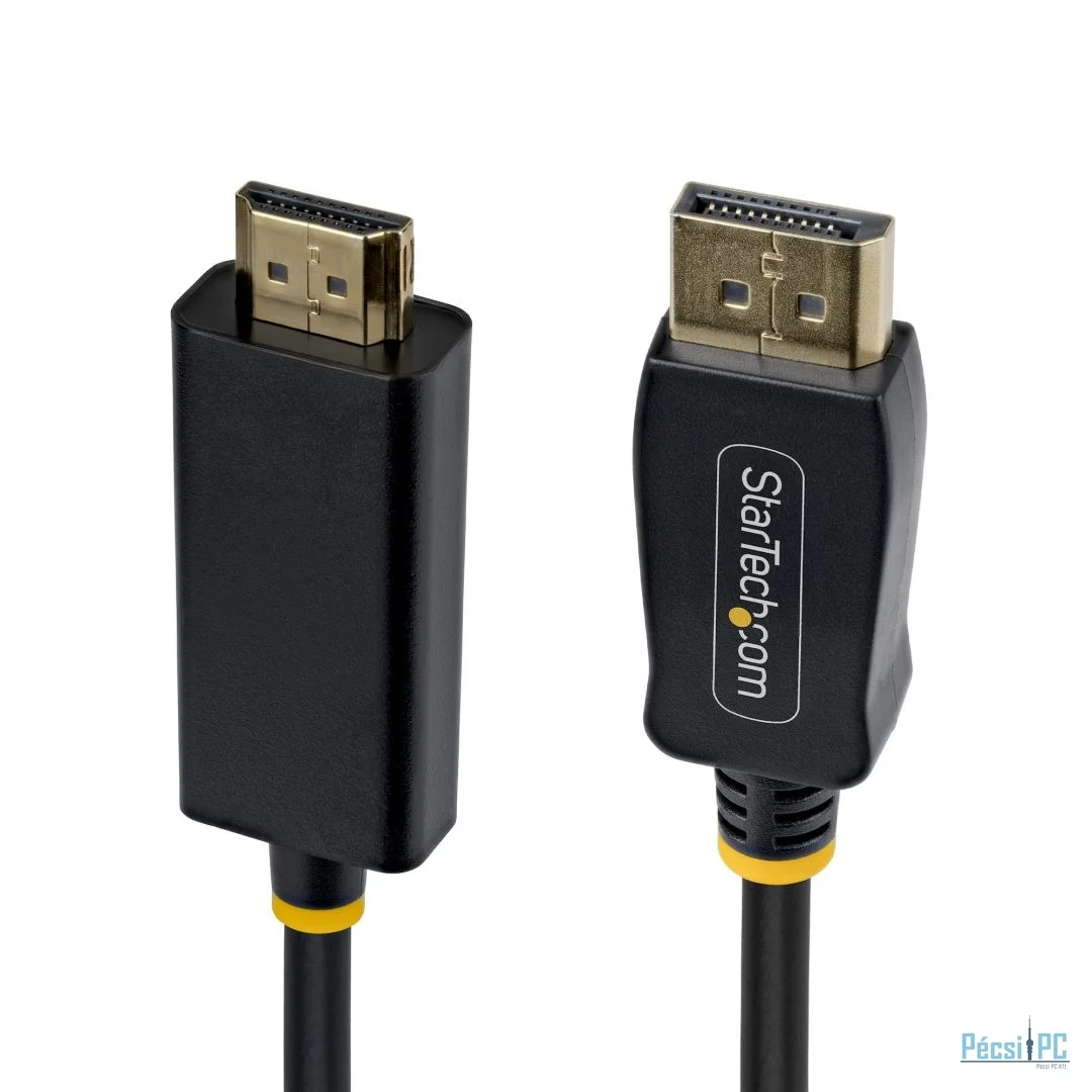 Startech DisplayPort to HDMI 4K 60Hz Adapter Cable with Gripping Connectors 2m Black