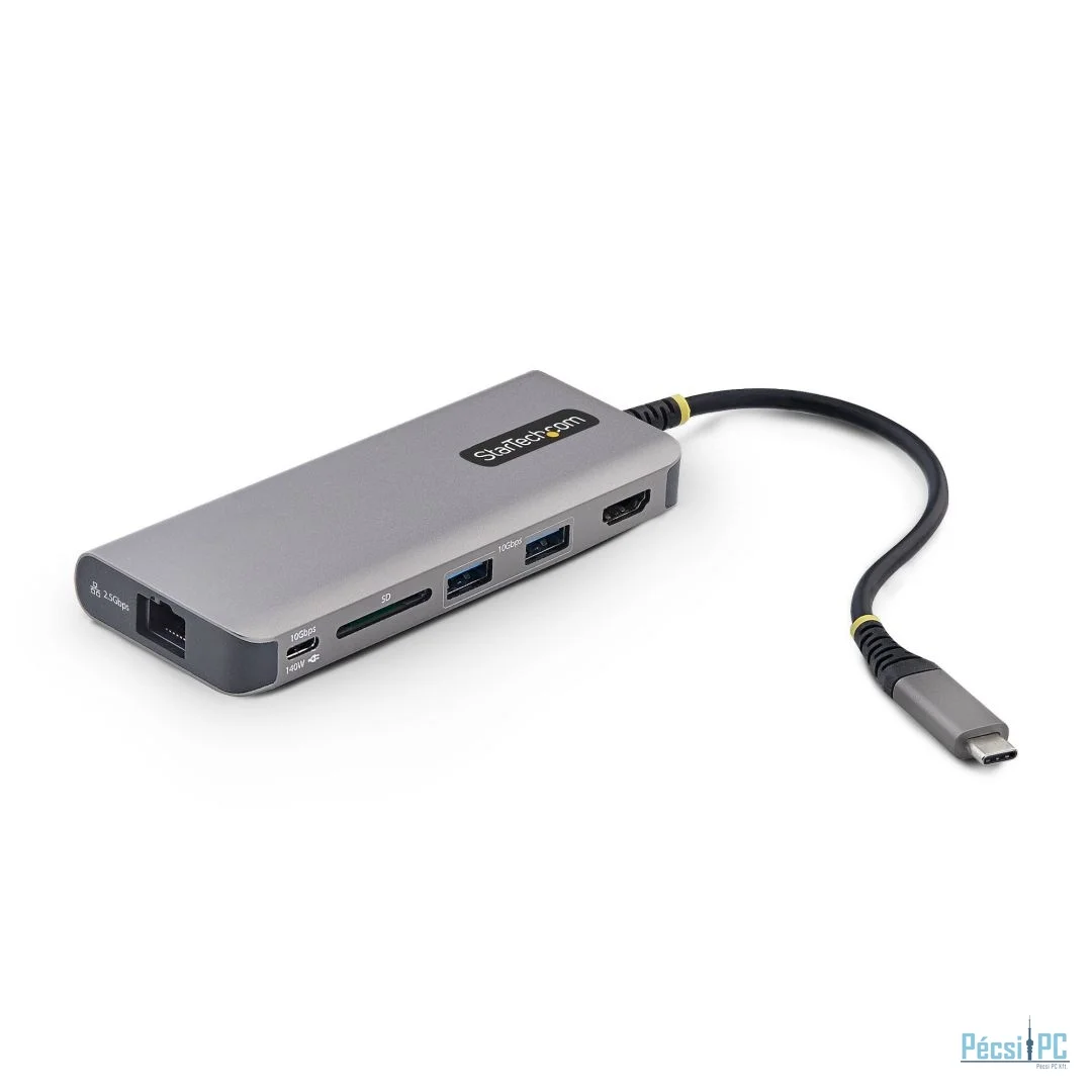 Startech USB-C to HDMI Multiport Adapter 140W PD Charging 4K 60Hz 6-Port