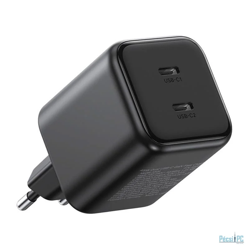 UGREEN Dual Network charger 45W 2x USB-C PD 3.0 GaN Black