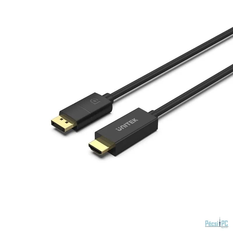Unitek DisplayPort 1.2 to HDMI 4K Cable 1,8m Black